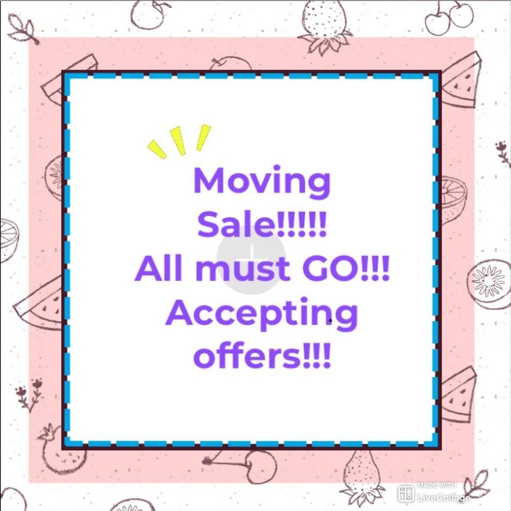 Everything in my closet must go!